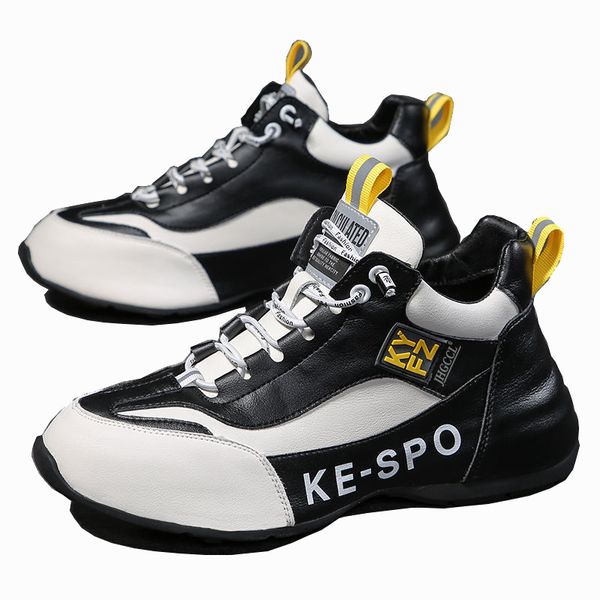 real leather male shoe europe new dress shoes small white shoes men inside increase sports a15, Black
real leather male shoe europe new dress shoes small white shoes men inside increase sports a15, Black