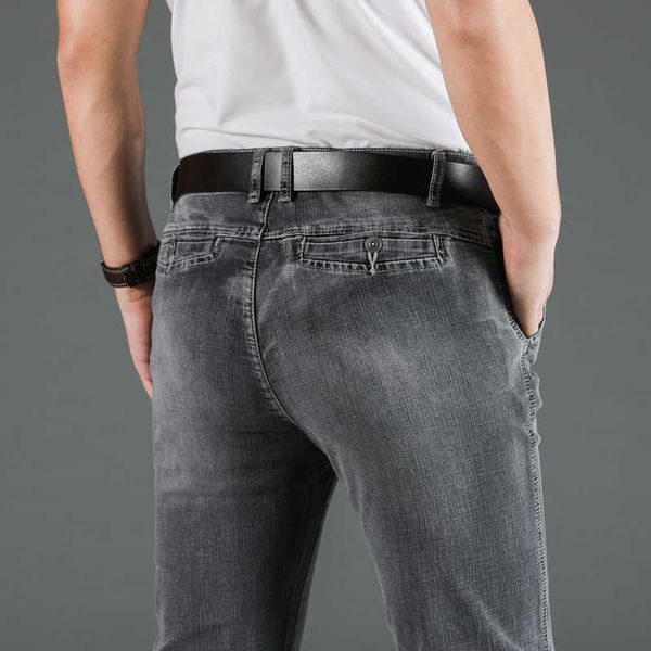 men's jeans grey classic men straight business casual elastic middle waist comfortable male clothing vintage denim trousers 220923, Blue
men's jeans grey classic men straight business casual elastic middle waist comfortable male clothing vintage denim trousers 220923, Blue