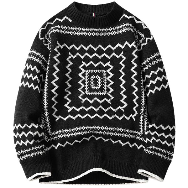men's sweaters harajuku japanese style hip hop loose pullover sweater oversized knitted women and men sweaters hipster jersey jumper 02, White;black
men's sweaters harajuku japanese style hip hop loose pullover sweater oversized knitted women and men sweaters hipster jersey jumper 02, White;black