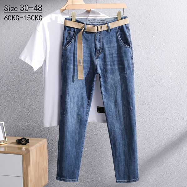 men's jeans men solid retro plus size 40 42 44 48 harajuku korean style leisure oversize all match fashion cotton students pants 220923, Blue
men's jeans men solid retro plus size 40 42 44 48 harajuku korean style leisure oversize all match fashion cotton students pants 220923, Blue