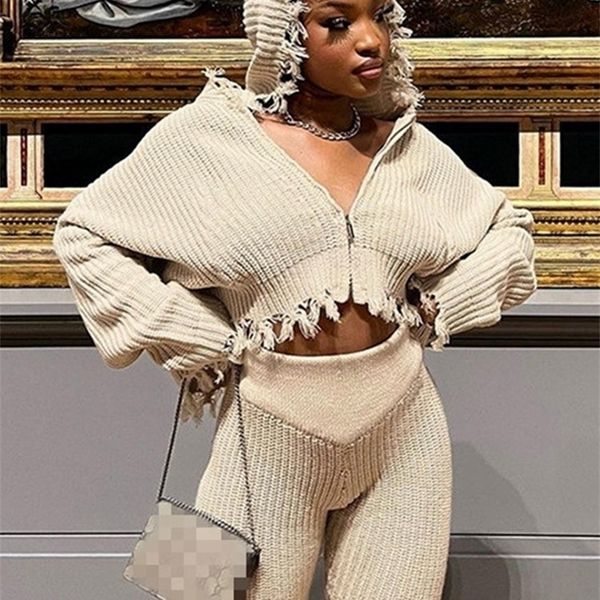 women's two piece pants soefdioo solid knitted set women zipper hooded loose long sleeve and tight shorts matching autumn streetwear 2, White 
women's two piece pants soefdioo solid knitted set women zipper hooded loose long sleeve and tight shorts matching autumn streetwear 2, White