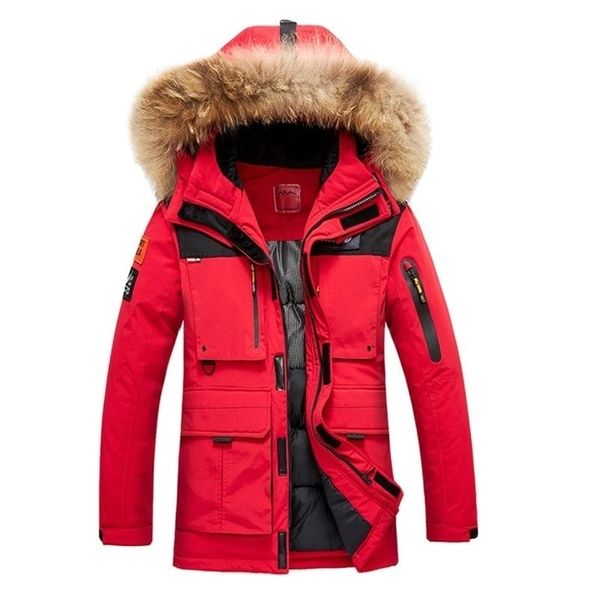 mens down parkas brand winter casual warm long fashion fur collar hooded jacket coat windproof thick outdoor 220923, Black
mens down parkas brand winter casual warm long fashion fur collar hooded jacket coat windproof thick outdoor 220923, Black