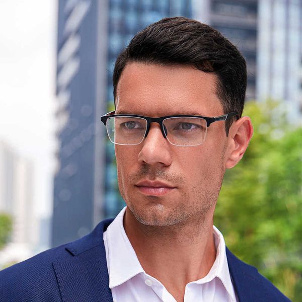 sunglasses new fashion square flat light frame mens anti blue optical can be equipped with myopia half aluminum magnesium catapult, White;black
sunglasses new fashion square flat light frame mens anti blue optical can be equipped with myopia half aluminum magnesium catapult, White;black
