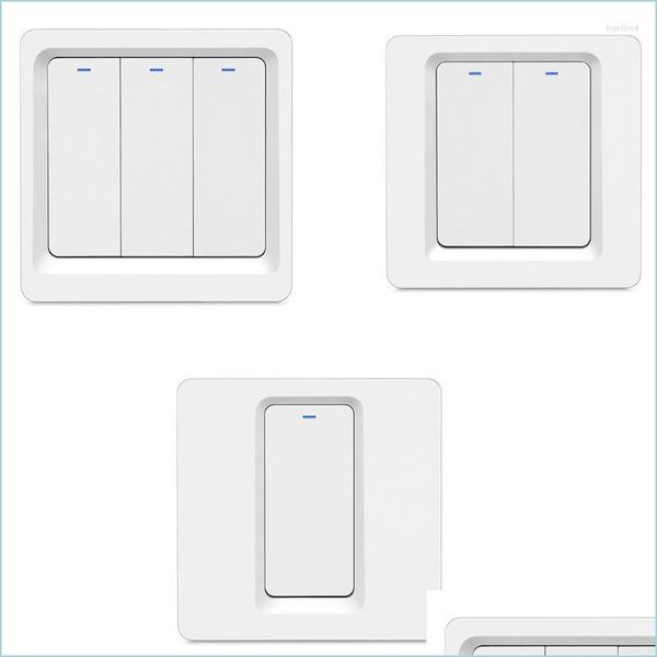 Image of Smart Home Control Smart Home Control Zigbee Tuya Light Switch Single Living Line Wifi Push Button Wall Panel Work With Ale Fansummer Dhzjf