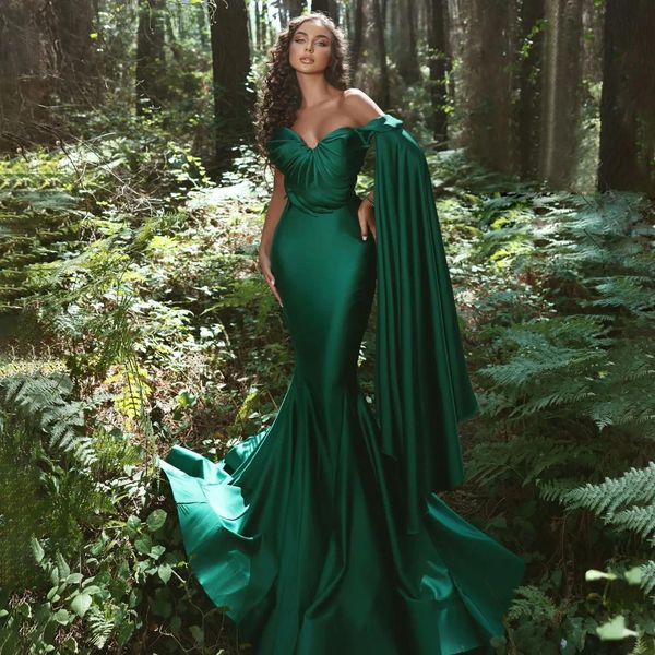 stunning mermaid prom dresses sweetheart neckline evening gowns long sleeve sweep train satin formal dress, Black
stunning mermaid prom dresses sweetheart neckline evening gowns long sleeve sweep train satin formal dress, Black