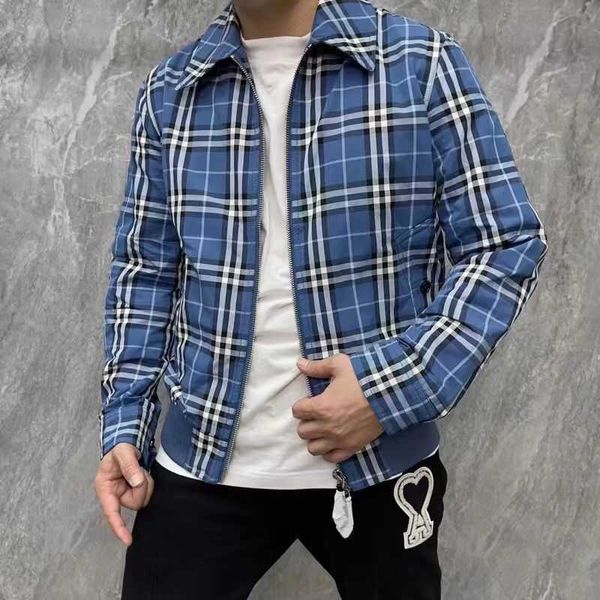 22ss mens jacket bur designer zip cardigan classic plaid embroidery lapel jackets man casual coat mjkf, Black;brown
22ss mens jacket bur designer zip cardigan classic plaid embroidery lapel jackets man casual coat mjkf, Black;brown
