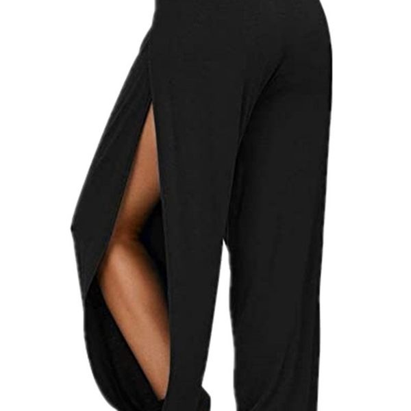 women's pants capris merry pretty summer high slit haren women solid hippie harem wide leg trousers s 3xl 220922, Black;white
women's pants capris merry pretty summer high slit haren women solid hippie harem wide leg trousers s 3xl 220922, Black;white