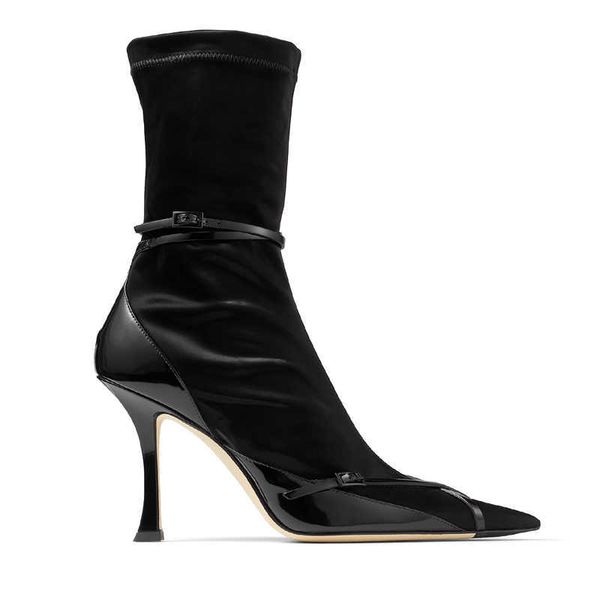 boots 2022 autumn new punk style buckle elastic short thin high heel pointed toe black winter pumps women's shoes big size 220901
boots 2022 autumn new punk style buckle elastic short thin high heel pointed toe black winter pumps women's shoes big size 220901