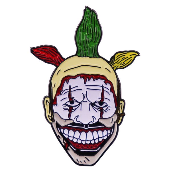 american horror stories scary clown brooch enamel pin badge accessories halloween pins, Blue
american horror stories scary clown brooch enamel pin badge accessories halloween pins, Blue