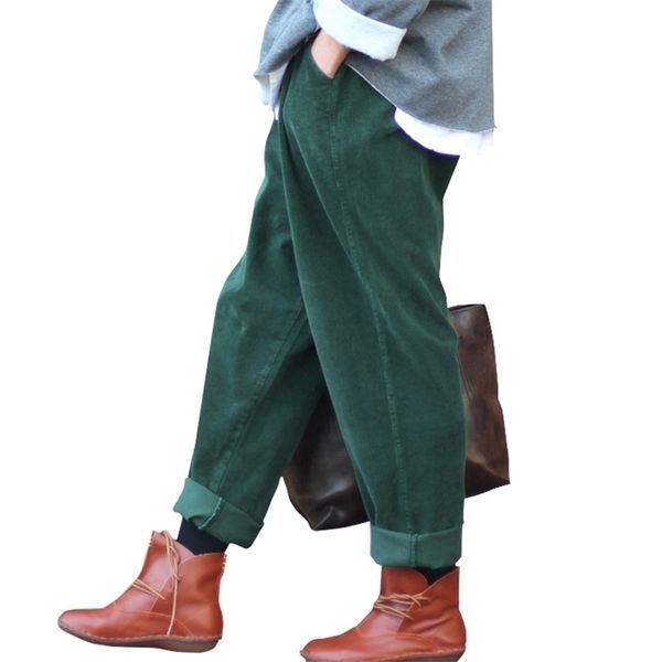 women's pants capris johnature women corduroy wide leg pants vintage autumn winter casual thick warm elastic waist loose cotton pleated, Black;white
women's pants capris johnature women corduroy wide leg pants vintage autumn winter casual thick warm elastic waist loose cotton pleated, Black;white