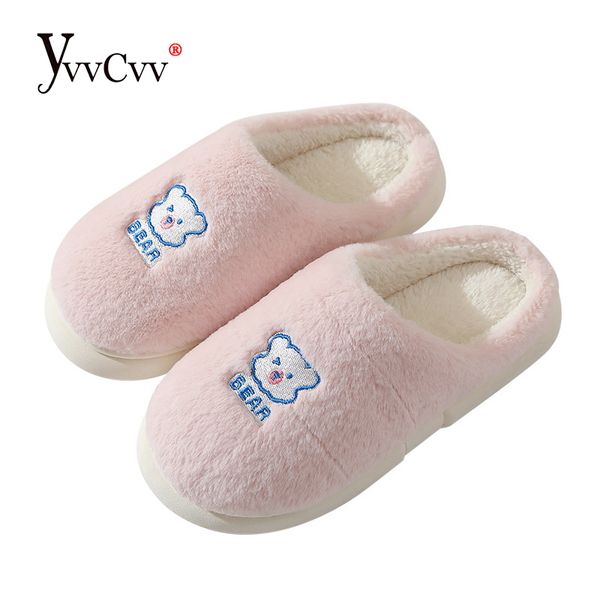slippers yvvcvv cute bear fluffy fur slippers women winter warm plush home slippers platform slides outdoor memory foam kawaii shoes 220926, Black
slippers yvvcvv cute bear fluffy fur slippers women winter warm plush home slippers platform slides outdoor memory foam kawaii shoes 220926, Black