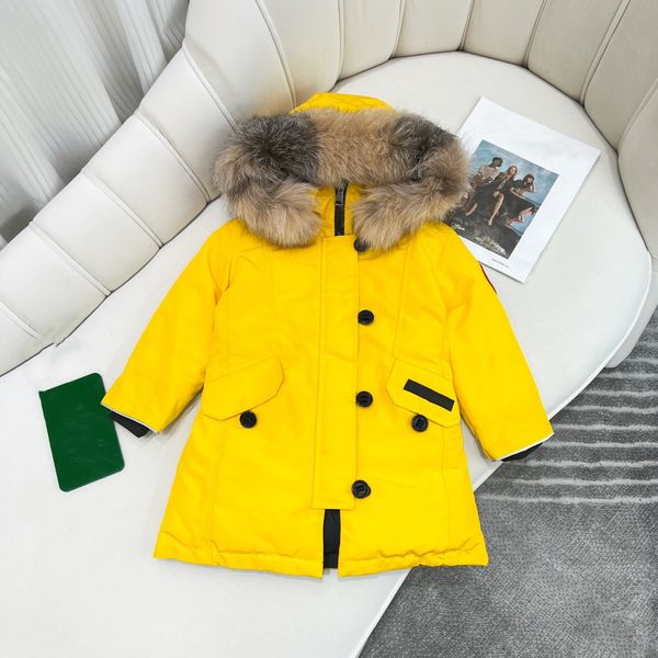 down coat kids coats baby designer clothes jacket kid clothe with badge hooded thick warm outwear boy girls classic parkas 100% wolf fur col, Blue;gray
down coat kids coats baby designer clothes jacket kid clothe with badge hooded thick warm outwear boy girls classic parkas 100% wolf fur col, Blue;gray