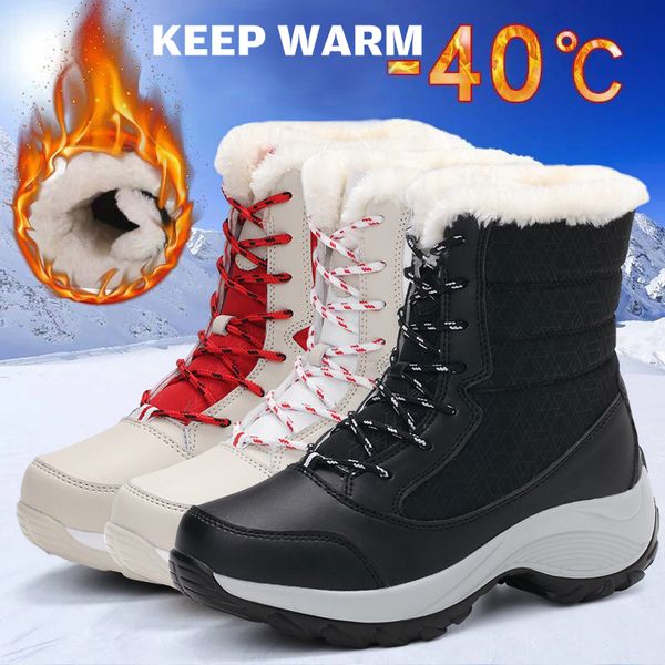 snow boots plush warm ankle boots for women winter shoes waterproof boots women female winter shoes booties botas mujer, Black
snow boots plush warm ankle boots for women winter shoes waterproof boots women female winter shoes booties botas mujer, Black