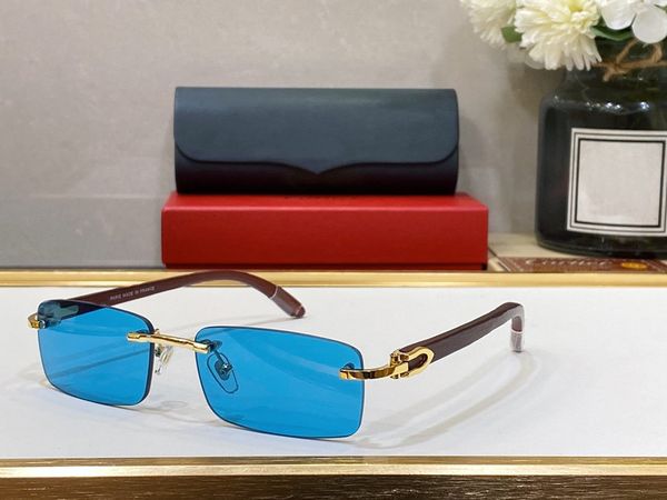 luxury mens designer sunglasses woman brand uv400 eyewear gold silver metal rimless frame carti sun glasses wooden c decor eyewear transpare, White;black
luxury mens designer sunglasses woman brand uv400 eyewear gold silver metal rimless frame carti sun glasses wooden c decor eyewear transpare, White;black