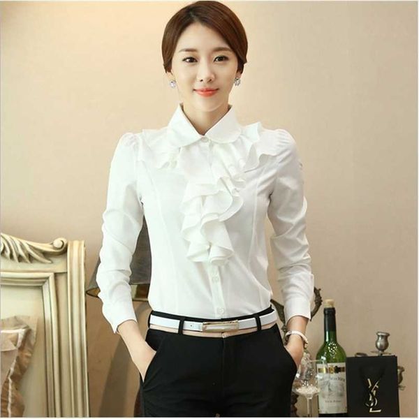women's blouses shirts women chiffon blouse long sleeve shirt female professional lace ol chiffon 220923, White
women's blouses shirts women chiffon blouse long sleeve shirt female professional lace ol chiffon 220923, White