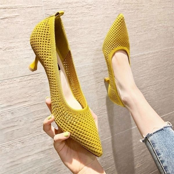 dress shoes women pumps summer comfortable triangle heeled party stiletto single flying woven mesh breathable 220923, Black
dress shoes women pumps summer comfortable triangle heeled party stiletto single flying woven mesh breathable 220923, Black