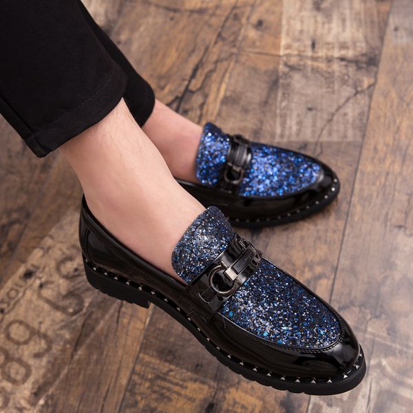 fashionable leather shoes classic trend latest style designer blue comfortable non slip soft sole sequin decoration light breathable men, Red;white
fashionable leather shoes classic trend latest style designer blue comfortable non slip soft sole sequin decoration light breathable men, Red;white