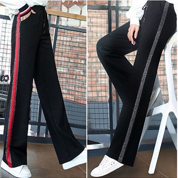 women's pants capris women pants women's springsummer straight high waist loose leisure sports pants pantalones de mujer 220923, Black;white
women's pants capris women pants women's springsummer straight high waist loose leisure sports pants pantalones de mujer 220923, Black;white