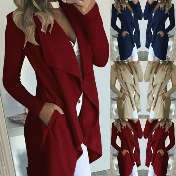 women's trench coats fall winter fashion women's loose long sleeve cardigan windbreaker lapel women's solid coat windbreaker, Tan;black
women's trench coats fall winter fashion women's loose long sleeve cardigan windbreaker lapel women's solid coat windbreaker, Tan;black