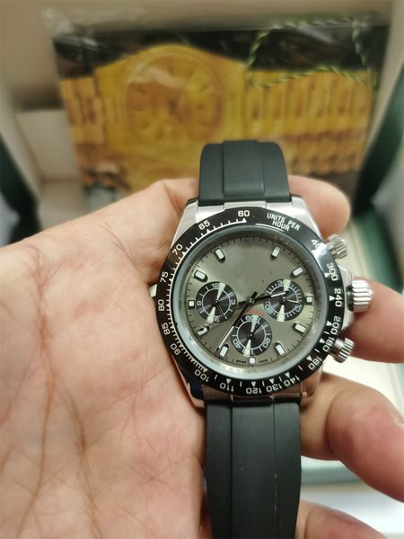 40mm automatic mens watch with box stainless steel multi-dial waterproof luminous classic generous rubber strap adjustable watches, Slivery;brown
40mm automatic mens watch with box stainless steel multi-dial waterproof luminous classic generous rubber strap adjustable watches, Slivery;brown