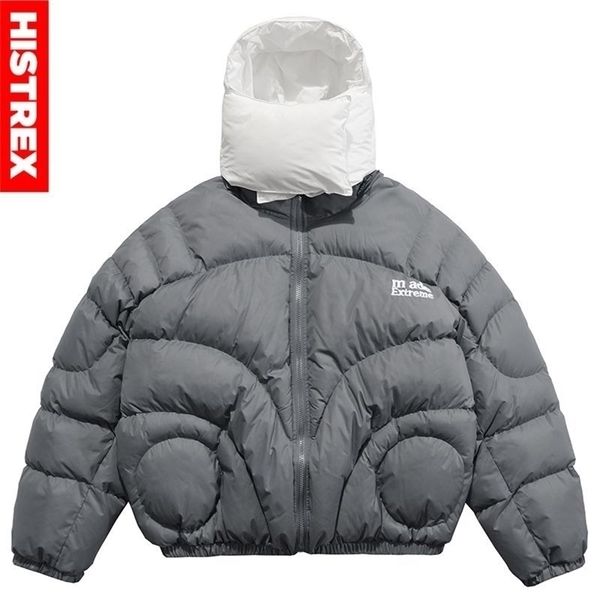 men's down parkas histrex bubble hoody mens jackets brand menswear winter hip hop detachable warm parka men women oversized coats jacke, Black
men's down parkas histrex bubble hoody mens jackets brand menswear winter hip hop detachable warm parka men women oversized coats jacke, Black