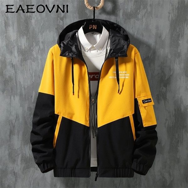 mens jackets eaeovni hoodies autumn winter zipper hooded jacket men patchwork hoodie windbreaker casual coat outwear 220923, Black;brown
mens jackets eaeovni hoodies autumn winter zipper hooded jacket men patchwork hoodie windbreaker casual coat outwear 220923, Black;brown