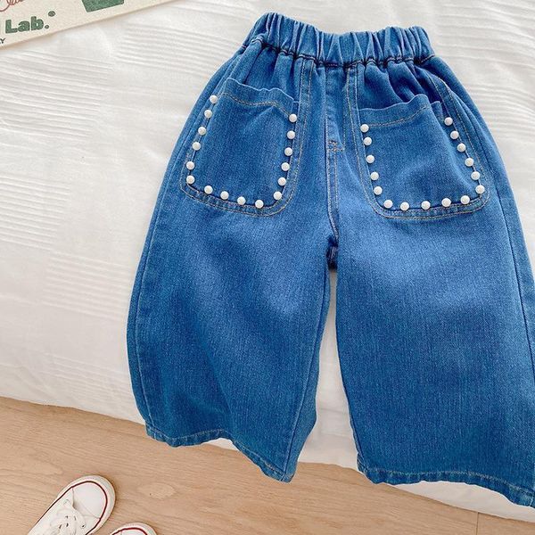 jeans autumn girls solid color fashion wide leg personality casual loose long pants cotton toddler kids cargo clothes 220923, Blue
jeans autumn girls solid color fashion wide leg personality casual loose long pants cotton toddler kids cargo clothes 220923, Blue