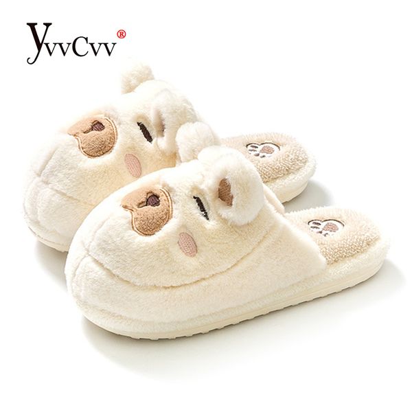 slippers yvvcvv cute bear fluffy fur slippers women warm plush memory foam slide animal slippers home winter soft indoor shoes 220926, Black
slippers yvvcvv cute bear fluffy fur slippers women warm plush memory foam slide animal slippers home winter soft indoor shoes 220926, Black