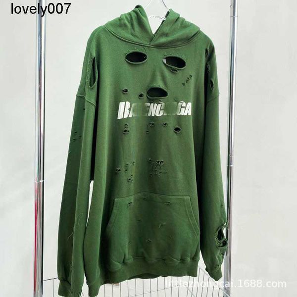 designer men's sweatshirts balencaigass paris autumn new fashion brand forest green water washing hoodie men women same hoodie lovers h, Black
designer men's sweatshirts balencaigass paris autumn new fashion brand forest green water washing hoodie men women same hoodie lovers h, Black