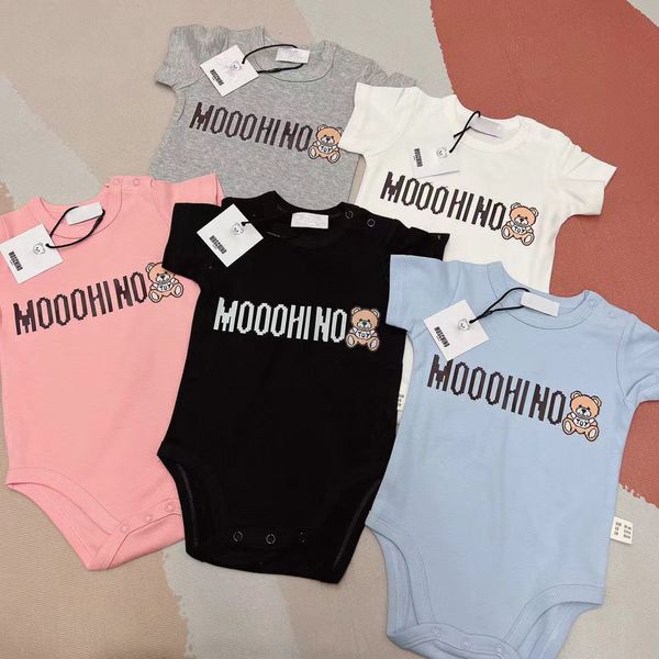 rompers baby girls one-piece jumpsuits cotton clothes boy bodysuits newborn short sleeve printed bear luxury designer wear infant cute trian, Blue
rompers baby girls one-piece jumpsuits cotton clothes boy bodysuits newborn short sleeve printed bear luxury designer wear infant cute trian, Blue