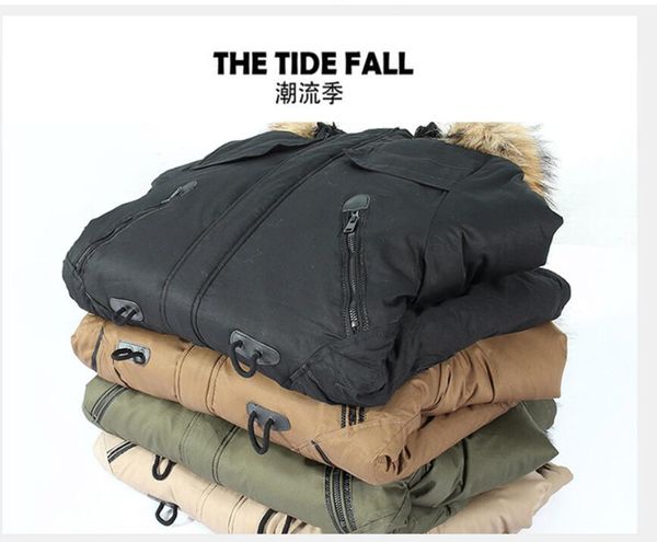 men winter men's jackets army green black khaki 2022 thick warm fur collar long jacket men hooded parka coat mm19llh11, Black;brown
men winter men's jackets army green black khaki 2022 thick warm fur collar long jacket men hooded parka coat mm19llh11, Black;brown