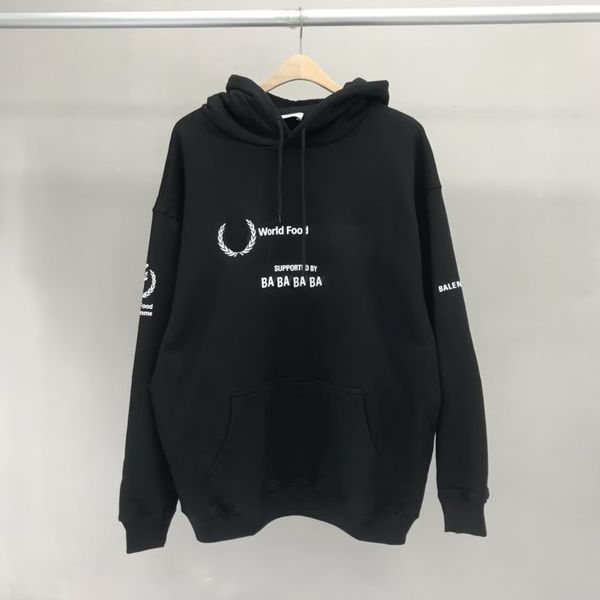 2023 new men's sports hoodie women's sweatshirt crew neck letter pattern cotton couple style paris style, Black
2023 new men's sports hoodie women's sweatshirt crew neck letter pattern cotton couple style paris style, Black