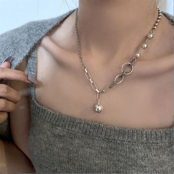 2022 new simple s925 silver ball necklace female retro ring temperament clavicle chain net red light luxury
2022 new simple s925 silver ball necklace female retro ring temperament clavicle chain net red light luxury