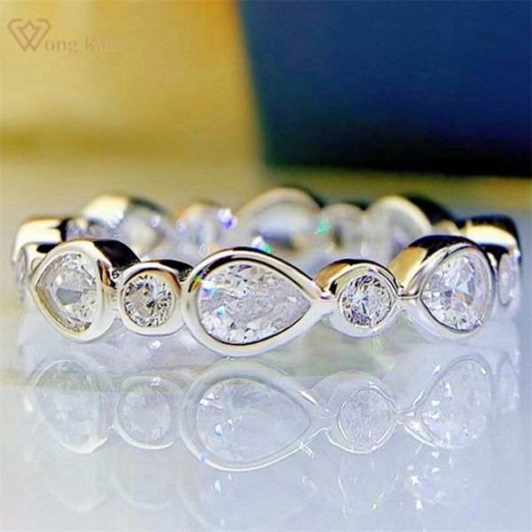 cluster rings wong rain 100 925 sterling silver created gemstone wedding band fashion ring for women gifts fine jewelry wholesale 220922, Golden;silver
cluster rings wong rain 100 925 sterling silver created gemstone wedding band fashion ring for women gifts fine jewelry wholesale 220922, Golden;silver