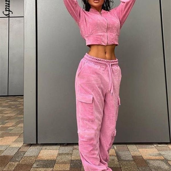 women's two piece pants lady plush zip long sleeve cropped cargo pants set female solid drawstring y2k suits autumn long sleeve sports, White
women's two piece pants lady plush zip long sleeve cropped cargo pants set female solid drawstring y2k suits autumn long sleeve sports, White