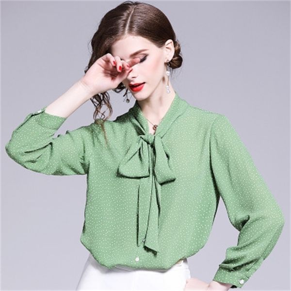 women's blouses shirts spring summer women blouse shirt summer bow tie neck chiffon blouse elegant work wear loose female print plus si, White
women's blouses shirts spring summer women blouse shirt summer bow tie neck chiffon blouse elegant work wear loose female print plus si, White