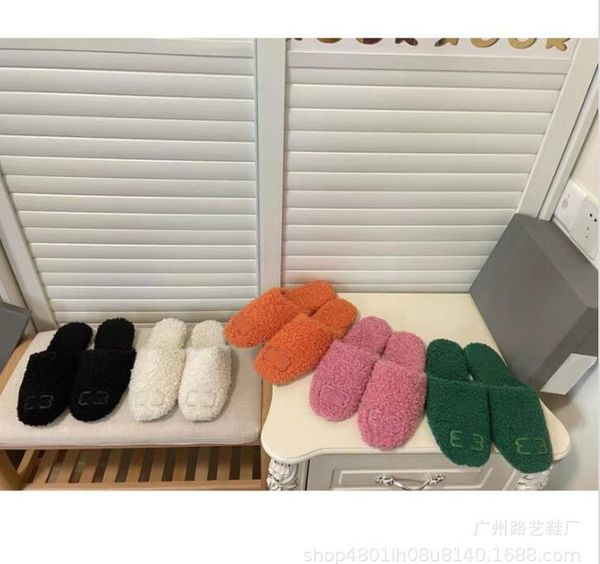 fall and winter outer wear fur slipper women's soft bottom lamb wool home warm fashion closed toe flat bottom cotton slippers, Black
fall and winter outer wear fur slipper women's soft bottom lamb wool home warm fashion closed toe flat bottom cotton slippers, Black