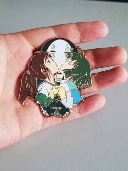 brooch spirited away miyazaki commemorate metal large size badge brooch pin anime, Gray
brooch spirited away miyazaki commemorate metal large size badge brooch pin anime, Gray