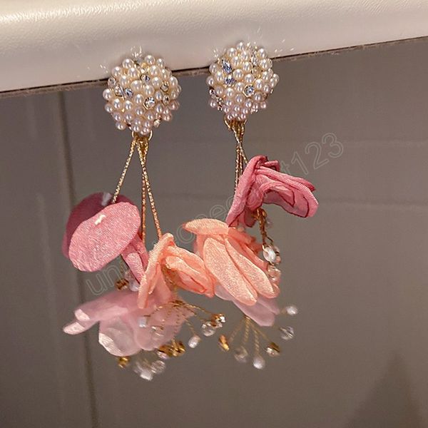 french imitation pearl dangle earrings fashion classic luxury contracted crystal cloth earring eardrop women jewelry gifts, Silver
french imitation pearl dangle earrings fashion classic luxury contracted crystal cloth earring eardrop women jewelry gifts, Silver
