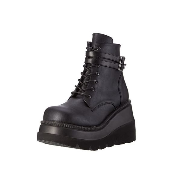 boots style autumn winter european and american platform hight buckle casual women's shoes large size 220924, Black
boots style autumn winter european and american platform hight buckle casual women's shoes large size 220924, Black