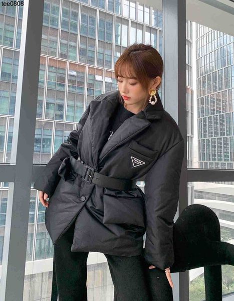 prads 22 autumn and winter new classic down jackets triangle standard belt filled warm casual and versatile short cotton shirt, Black
prads 22 autumn and winter new classic down jackets triangle standard belt filled warm casual and versatile short cotton shirt, Black