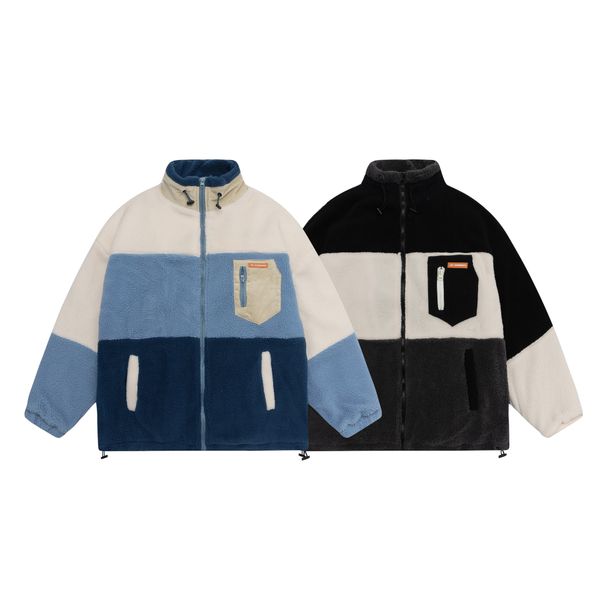 winter lambswool jackets parka streetwear hip hop color block patchwork thicken warm padded jacket harajuku fuzzy fleece coat, Black;brown
winter lambswool jackets parka streetwear hip hop color block patchwork thicken warm padded jacket harajuku fuzzy fleece coat, Black;brown