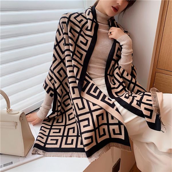 2020 luxury winter scarf women pashmina shawl lady wraps design print warm blanket female neck scarves thick stoles lj201221216a, Blue;gray
2020 luxury winter scarf women pashmina shawl lady wraps design print warm blanket female neck scarves thick stoles lj201221216a, Blue;gray