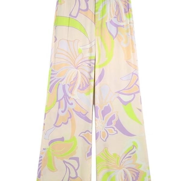 women's pants capris zevity women vintage contrast floral print wide leg female chic elastic waist zipper long trousers pantalones muje, Black;white
women's pants capris zevity women vintage contrast floral print wide leg female chic elastic waist zipper long trousers pantalones muje, Black;white