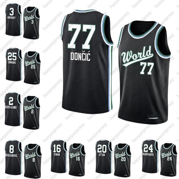 basketball world team rj barrett rui hachimura luka doncic shai gilgeous-alexander 2021 rising star basketball jersey, Black;red
basketball world team rj barrett rui hachimura luka doncic shai gilgeous-alexander 2021 rising star basketball jersey, Black;red