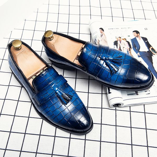 Fashion Loafers Men Shoes Solid Color Stone Pattern PU Pointed Tassel One Pedal Classic Business Casual Wedding Party Daily AD231, Clear
Fashion Loafers Men Shoes Solid Color Stone Pattern PU Pointed Tassel One Pedal Classic Business Casual Wedding Party Daily AD231, Clear