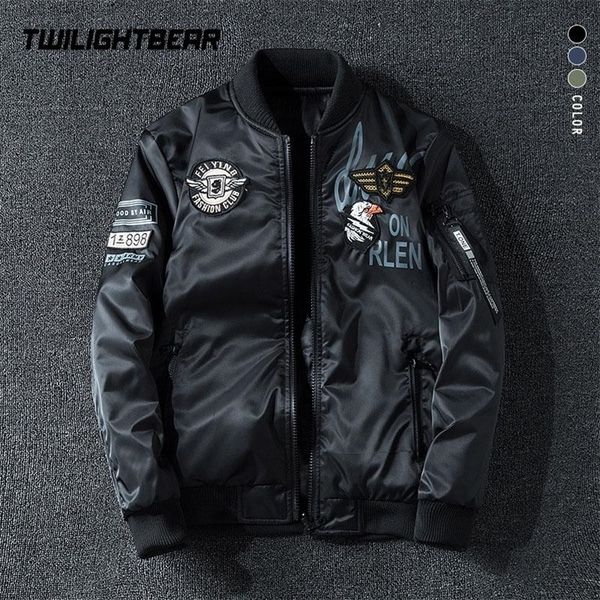 men's jackets mens bomber coat male both sides wear embroidery oversized 7xl casual pilot streetwear men brand clothing hyb3 220924, Black;brown
men's jackets mens bomber coat male both sides wear embroidery oversized 7xl casual pilot streetwear men brand clothing hyb3 220924, Black;brown