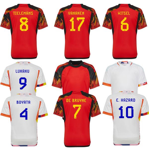 2022 world cup de bruyne hazard soccer jersey courtois lukaku football shirt home away tielemans belgium 22 23 national football uniforms, Black;yellow
2022 world cup de bruyne hazard soccer jersey courtois lukaku football shirt home away tielemans belgium 22 23 national football uniforms, Black;yellow