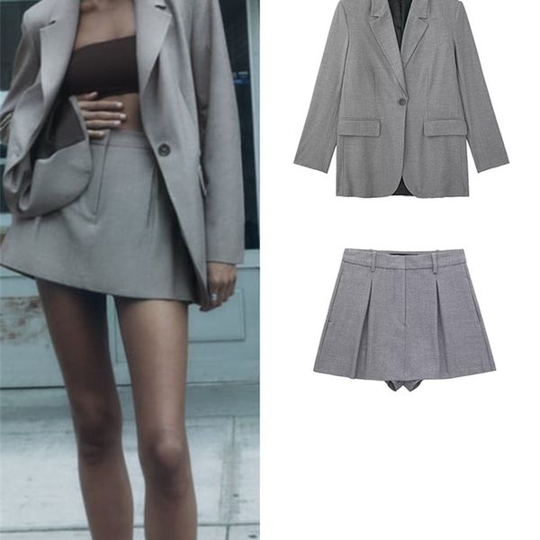women's two piece pants traf pieces sets autumn chic fashion single button blazers jackets high wasit shorts 220926, White
women's two piece pants traf pieces sets autumn chic fashion single button blazers jackets high wasit shorts 220926, White