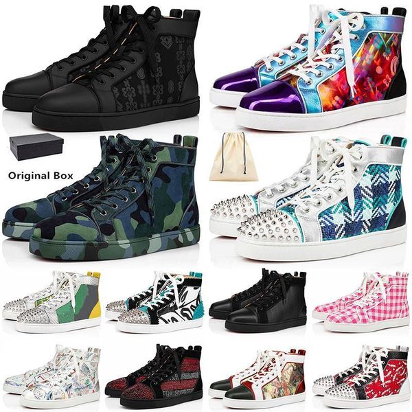 with box designer christians red-bottoms casual shoes designer boot shoes platform sneakers mens womens flat trainers luxury loafers oh, Black
with box designer christians red-bottoms casual shoes designer boot shoes platform sneakers mens womens flat trainers luxury loafers oh, Black